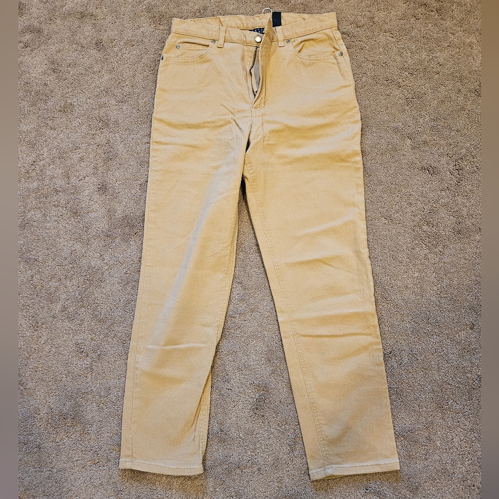 Crazy Horse womens tan jeans